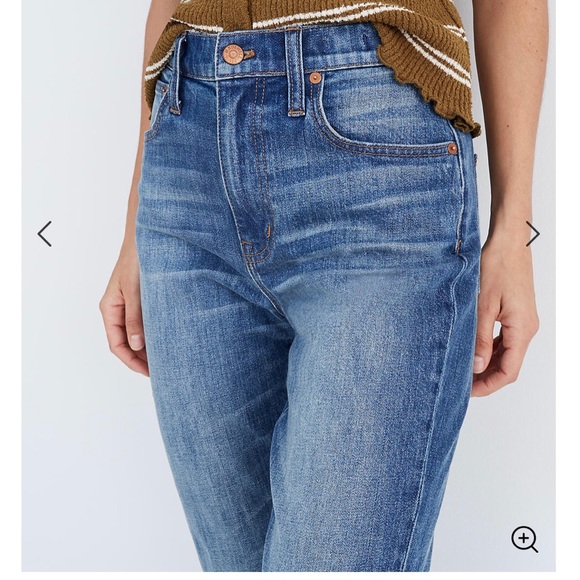 Madewell Denim - The High-Rise Slim Boyjean Raw-Hemmed Edition